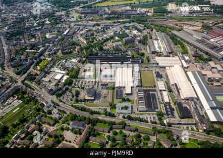 Siemens AG vista su Mellinghofer Strasse, Siemens business park, Siemens alto edificio, a Mülheim an der Ruhr, la zona della Ruhr, Nord Reno-Westfalia, Germania Foto Stock