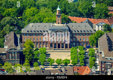 Town Hall Herne, Herne, la zona della Ruhr, Nord Reno-Westfalia, Germania Foto Stock