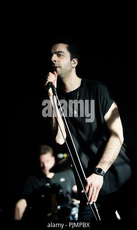 Concerto del belga electro band oca in Ancienne Belgique (Bruxelles, 22/04/2016) Foto Stock