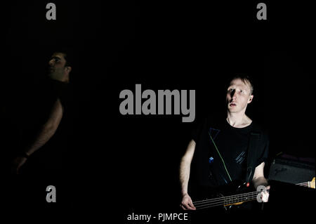 Concerto del belga electro band oca in Ancienne Belgique (Bruxelles, 22/04/2016) Foto Stock