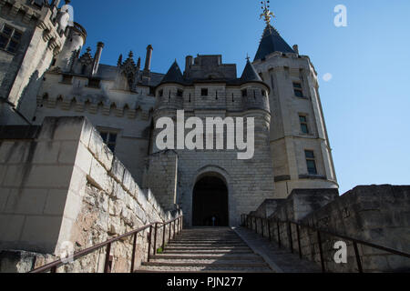Chateau de Saumur Foto Stock