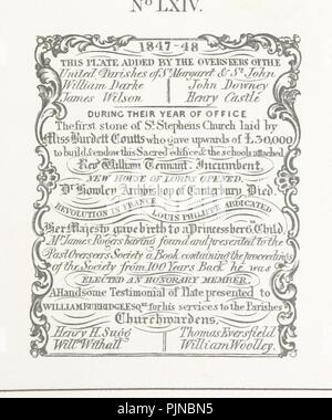 Immagine dalla pagina 155 di " una descrizione di Westminster la scatola del tabacco . Compilato da [John E. Smith, per] sorveglianti per 1887, etc. (Pt. I. una riproduzione del . conto, incisioni . pubblicato in . 1824; Pt. II. 0094. Foto Stock