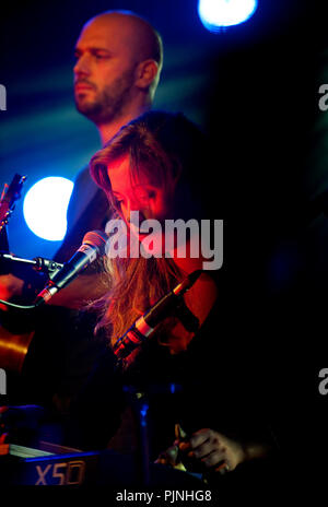 Belga banda musicale Isbells presso la Radio 1 Sessies (Belgio, 15/10/2010) Foto Stock