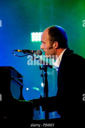 Jan Vandecasteele presso la Radio 1 Sessies (Belgio, 13/10/2010) Foto Stock