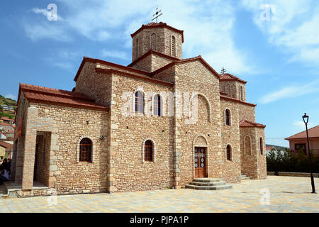 San Michele Arcangelo Chiesa Ortodossa, Pustec, Prespa National Park, Albania Foto Stock