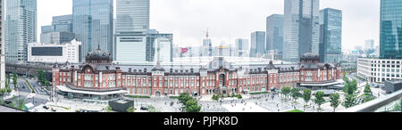 La stazione di Tokyo, una stazione ferroviaria nel quartiere affaristico Marunouchi di Chiyoda, a Tokyo, Giappone Foto Stock