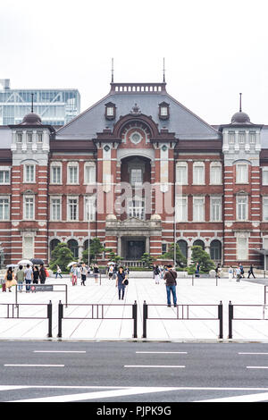 La stazione di Tokyo, una stazione ferroviaria nel quartiere affaristico Marunouchi di Chiyoda, a Tokyo, Giappone Foto Stock