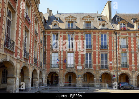 Maison de Victor Hugo Museum, Place des Vosges, la più antica piazza pianificata di parigi, quartiere di Marais, Parigi, Francia, Europa Foto Stock