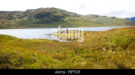 Loch Arklet, Loch Lomond e il Trossachs National Park, Scotland, Regno Unito. Foto Stock