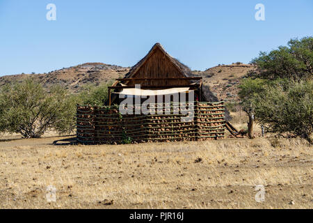 Africa desert house lodge namibia estate Foto Stock