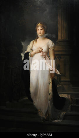 La regina Luisa di Prussia (1776-1810). Ritratto di Gustav Richter (1823-1884), 1879. Wallraf-Richartz Museum. Colonia. Germania. Foto Stock