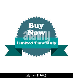 Acquista ora red tridimensionale pulsante quadrato isolato su sfondo bianco Foto Stock