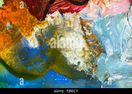 Dettaglio della pittura come sfondo. Foto Stock