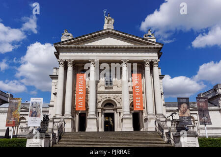 Tate Britain a Londra England Regno Unito Regno Unito Foto Stock