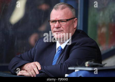 Peterborough Regno Manager Steve Evans durante il campionato Skybet uno corrispondono a radici Hall, Southend. Foto Stock