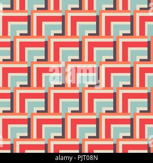 Geometrica pattern senza giunture. Abstract sfondo geometrico. Eps 10 illustrazione vettoriale. Illustrazione Vettoriale
