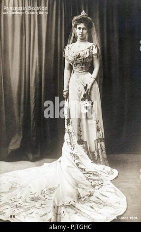 Beatrice di Edimburgo e di Sassonia Coburgo - Gotha-Gotha - lunghezza piena. Foto Stock