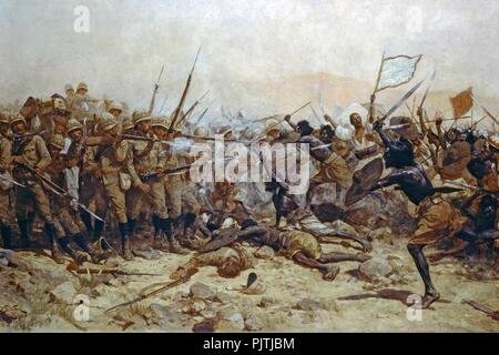 Battaglia di Abu Klea, William Barnes Wollen. Foto Stock