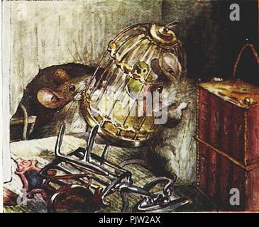 Beatrix Potter - il racconto di due topi cattivi - Illustrazione 17. Foto Stock