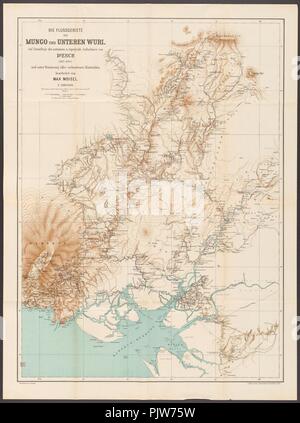 Beiträge zur geologiche von Kamerun Foto Stock