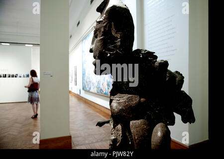 All'interno il Museo Reale di Belle Arti di Anversa (Belgio, 31/07/2008) Foto Stock