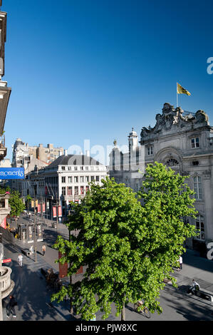 La via commerciale Meir ad Anversa (Belgio, 03/05/2011) Foto Stock