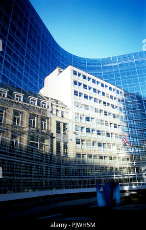 L'edificio Berlaymont della Commissione europea a Bruxelles (Belgio, 15/12/2006) Foto Stock