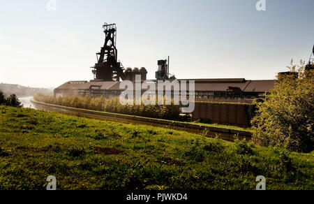 La Forges di Clabecq ex industria per la produzione di acciaio (Belgio, 03/10/2011) Foto Stock