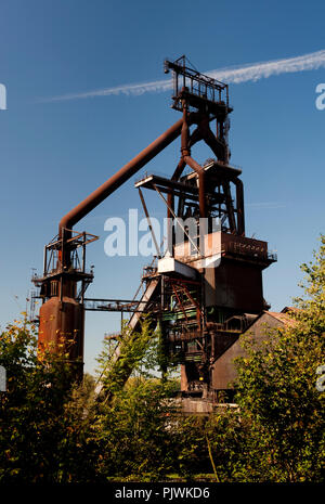 La Forges di Clabecq ex industria per la produzione di acciaio (Belgio, 03/10/2011) Foto Stock