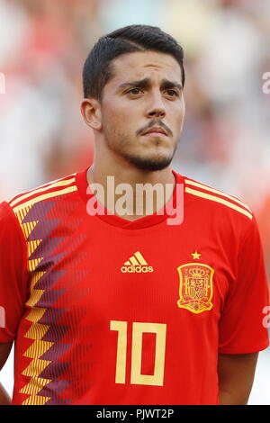 Cordoba, Spagna. 6 Sep, 2018. Pablo Fornals (ESP) Calcio/Calcetto : UEFA Under campionato turno di qualificazione match tra U21 Spagna 3-0 U21 Albania al Estadio El Arcangel a Cordoba, in Spagna . Credito: Mutsu Kawamori/AFLO/Alamy Live News Foto Stock