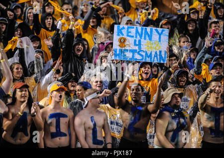 Pittsburgh, PA, Stati Uniti d'America. 8 Sep, 2018. Ventilatori in Pitt Panthers vs Penn State gioco all'Heinz Field di Pittsburgh, PA. Jason Pohuski/CSM/Alamy Live News Foto Stock