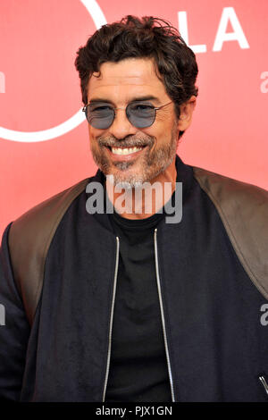 Venezia, Italia. Il 7 settembre 2018. Alessandro Gassman durante il "Una storia senza nome' photocall al settantacinquesimo Venice International Film Festival presso il Palazzo del Casinò su Settembre 07, 2018 a Venezia, Italia Credito: Geisler-Fotopress GmbH/Alamy Live News Foto Stock