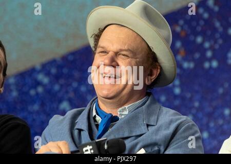 Toronto, Canada. 8 settembre 2018. John C. Reilly assiste la conferenza stampa di "Sorelle fratelli durante la 43a Toronto International Film Festival, tiff, presso Bell Lightbox a Toronto, in Canada, il 08 settembre 2018. | Utilizzo di credito in tutto il mondo: dpa picture alliance/Alamy Live News Foto Stock