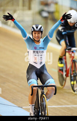 Velodromo Izu, Shizuoka, Giappone. 9 Sep, 2018. Yumi Kajihara, 9 settembre 2018 - ciclismo : 87th Giappone Campionati Nazionali via gara donna 20km Punto finale di gara al velodromo Izu, Shizuoka, Giappone. Credito: MATSUO.K AFLO/sport/Alamy Live News Foto Stock