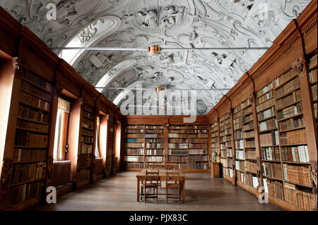 All'interno della biblioteca storica del 'Abdij van Park' Parc Abbey in Heverlee (Belgio, 22/12/2009) Foto Stock