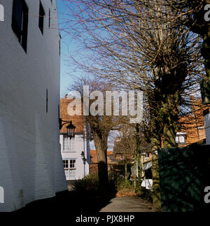 Il beguinage, Convento Beguine a Hoogstraten (Belgio, 29/03/2008) Foto Stock