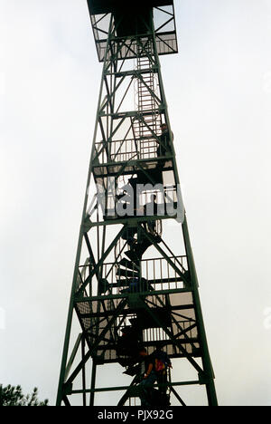 Impressioni del paesaggio del parco di confine De Zoom - Kalmthoutse Heide (Belgio, 1992) Foto Stock