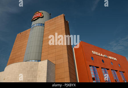 Birreria belga Inbev sede centrale europea in Leuven (Belgio, 10/09/2008) Foto Stock