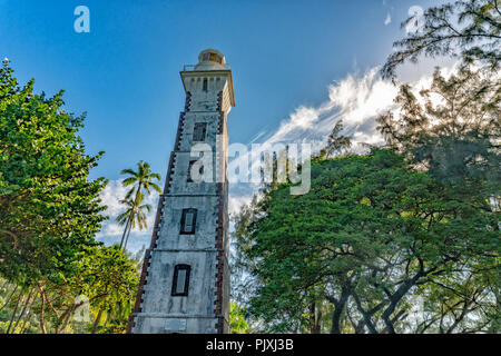 Tahiti Venus point lighthouse di Robert Louis Stevenson Polinesia francese Foto Stock