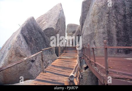 Koh Nang Yuan, Isola di Koh Tao, Thailandia Foto Stock
