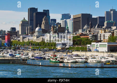 Montreal, Canada, 8 settembre,2018. Vista di Montreal del porto di fronte.Credit:Mario Beauregard/Alamy Live News Foto Stock