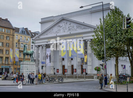 Teatro Comunale, Piazza Teatro, Aachen, Renania settentrionale-Vestfalia, Germania, Stadttheater, Theaterplatz, Nordrhein-Westfalen, Deutschland Foto Stock