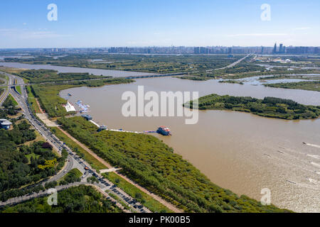 Harbi, Harbi, Cina. Decimo Sep, 2018. Harbin, CINA-scenario della città di Harbin nel Nordest della Cina di Heilongjiang provincia. Credito: SIPA Asia/ZUMA filo/Alamy Live News Foto Stock