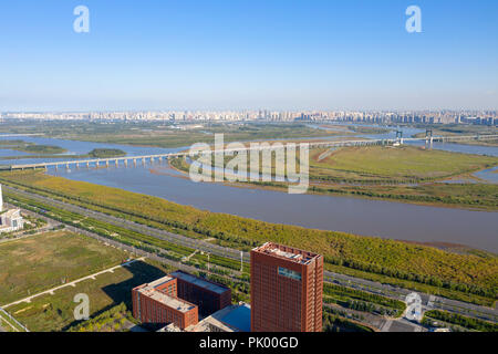 Harbi, Harbi, Cina. Decimo Sep, 2018. Harbin, CINA-scenario della città di Harbin nel Nordest della Cina di Heilongjiang provincia. Credito: SIPA Asia/ZUMA filo/Alamy Live News Foto Stock