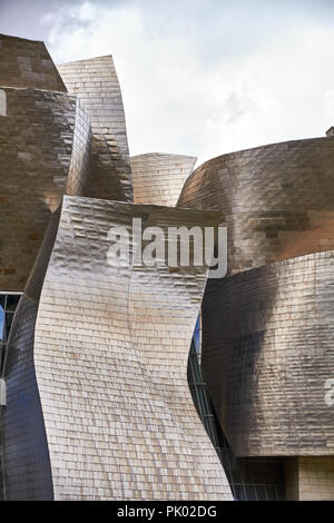 BILBAO, Spagna, CIRCA NEL MESE DI AGOSTO 2018, il Guggenheim Foto Stock