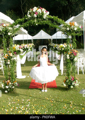 Il matrimonio, domestica di onore, São Paulo, Brasile Foto Stock