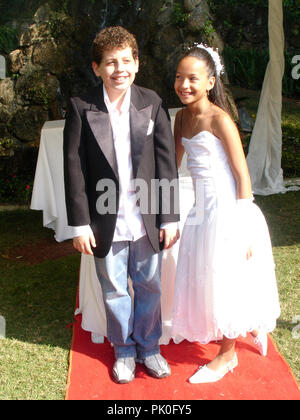 Il matrimonio, cameriera di onore e di bambinaia, São Paulo, Brasile São Paulo Foto Stock