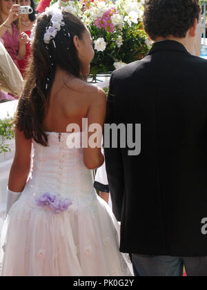 Il matrimonio, cameriera di onore e di bambinaia, São Paulo, Brasile São Paulo Foto Stock