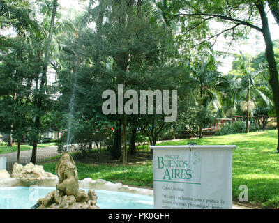 Fontana, Buenos Aires Square, Higienópolis, São Paulo, Brasile Foto Stock