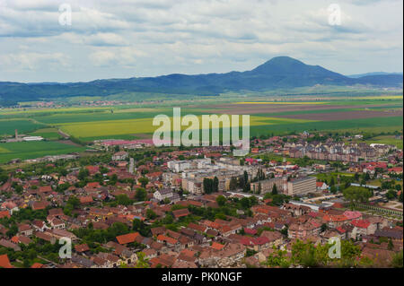 Città di crusca in Romania. Vista superiore Foto Stock